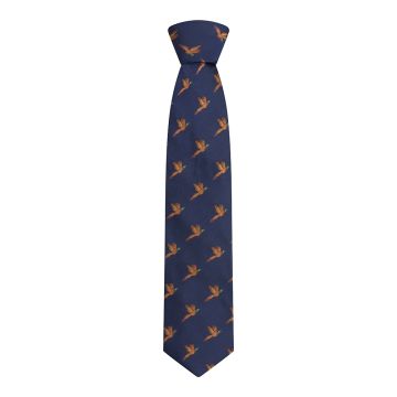 HOGGS SILK COUNTRY TIE NAVY