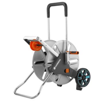 Gardena Hose Trolley Cleaverroll Large Easy Metal 100m Cap