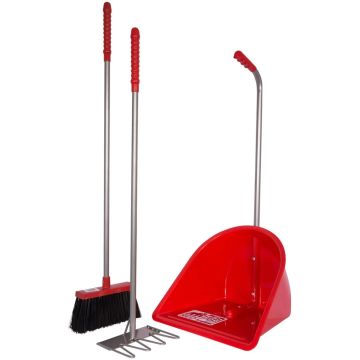Red Gorilla Tidee Manure Collector With Rake