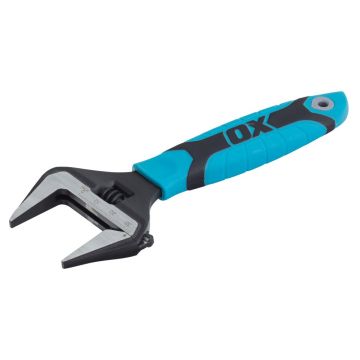 Ox Pro Extra Wide Jaw Adjustable Wrench