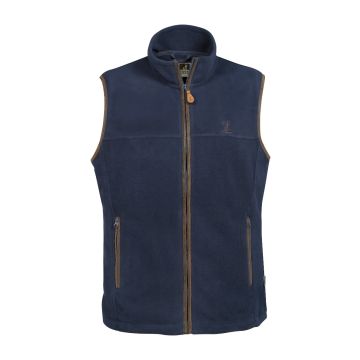 Navy Scotland Fleece Gilet - Percussion 