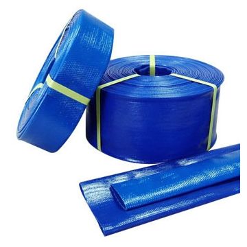 Reinforced PVC Layflat Hoses, Blue