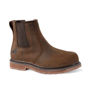 Rock Fall Ruby Brown Chelsea Dealer Ladies Safety Boot  