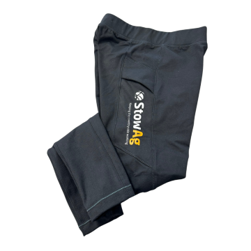 STOWAG BETACRAFT WOMENS JET BLACK BALTIC FLEECE LEGGINGS
