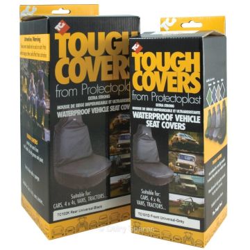 SEAT COVER TC106 TRACTOR BLACK LARGE  