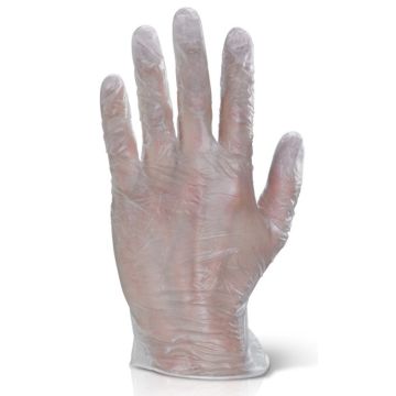 Disposable Vinyl Gloves, Box of 100 - Powder Free