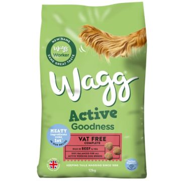 Wagg Active Goodness Beef & Veg 12kg Dog Food