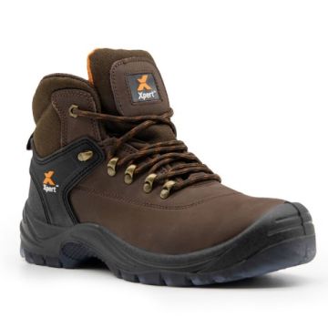 Xpert Warrior Hiker Brown Safety Boots