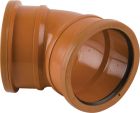 110mm Bend 45° - Double Socket (for 110mm Underground Drainage Pipe)