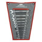 Jefferson 12 Piece Combination Spanner Set In Roll Up Pouch
