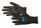 Black PU Flex Gloves - OX