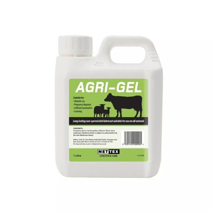 Agrigel Antiseptic Lubricant 500ml & 1L | Veterinary Gel StowAg
