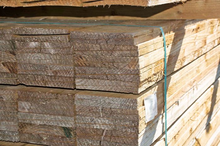 Green treated timber, available from StowAg. 