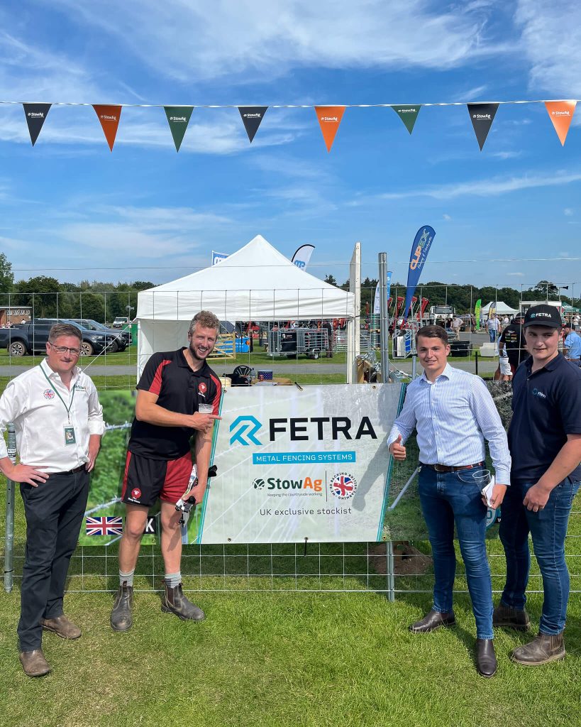 Cammy Wilson with Fetra fence