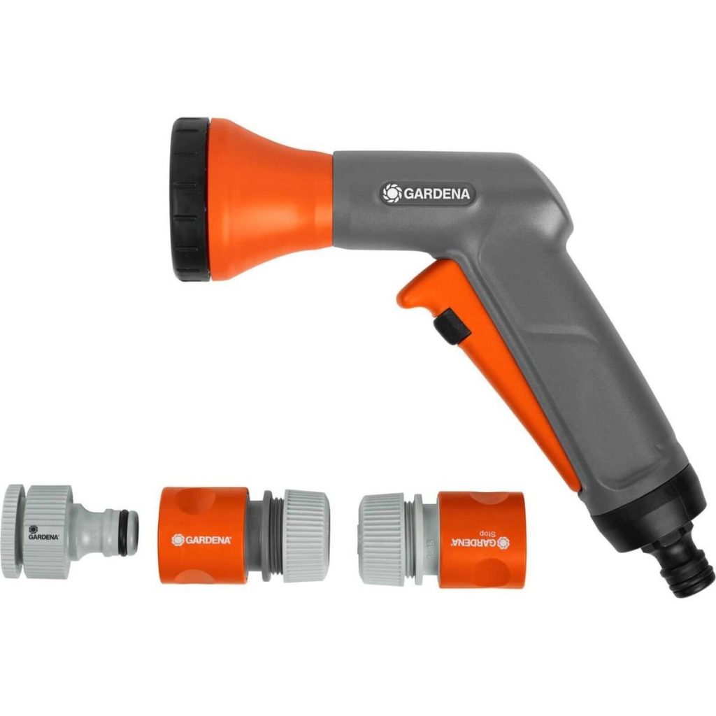 Gardena hose sprayer gun set